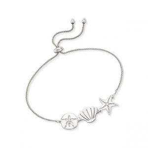 China Ross-Simons Sea Life Sterling Silver Bolo Bracelet For Women Gifts on sale