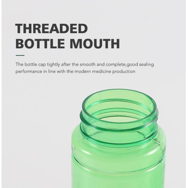 Pharmaceutical Packaging Tablet Medicine Bottle with Tamper-Proof Cap Label BPA Free Empty PetBrown Plastic Pill Bottle Seal