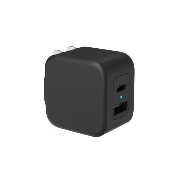 US GaN PD Phone Charger 20W 1A1C USB C Dual Port Charger For Iphone 12 Pro