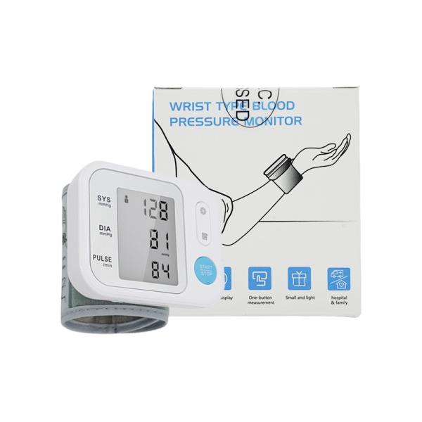 Wrist Electronic Home Medical Blood Pressure Monitors BP Check 24h