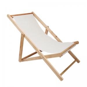 China Outdoor Camping Leisure Picnic Bamboo Chair Adjustable Wooden Chair Garden Folding Chair wholesale