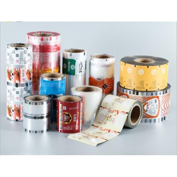 ISO9001 printed plastic film Dry Food Gravure printed plastic roll for packaging