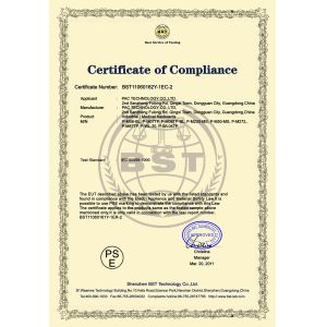 SHENZHEN PAC TECHNOLOGY CO., LTD Certifications