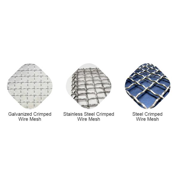 Wholesale hot-dipped galvanized anping stainless steel crimped wire mesh