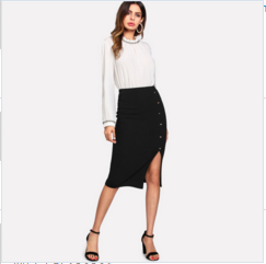 Ruffle Hem Asymmetric Lace Skirt For Women