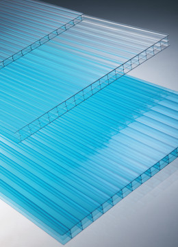 China Transparent Polycarbonate Hollow Sheet Honeycomb PC Multiwall Greenhouse Roofing Panels wholesale