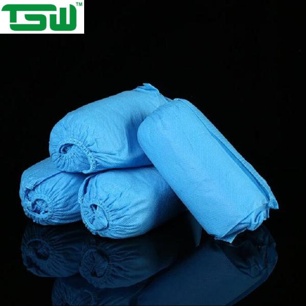 Anti Bacteria Hotel 45gsm Non Woven Disposable Shoe Cover