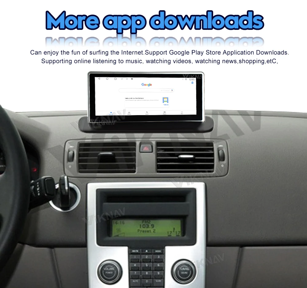 Viknav Car Radio For Volvo S40 C30 (2004-2013) 8.8 Inch With Screen GPS Navigation Auto Audio Video Multimedia DVD