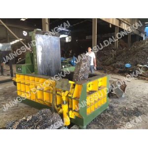 9.5 Tons Scrap Baler Machine For Leftover Copper