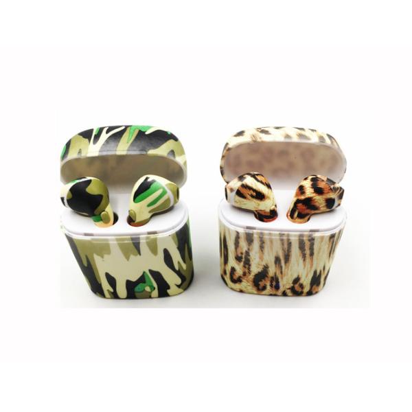 DC Charging Bluetooth Earpiece Accessories , Camo I7s TWS Earphone With Full Printing