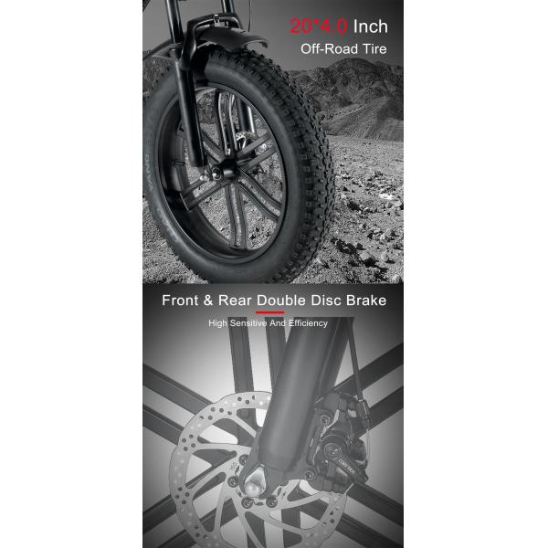 Directly 48V 500W Brushless Electric Motor For Mountain Bikes With Front Fork Suspension