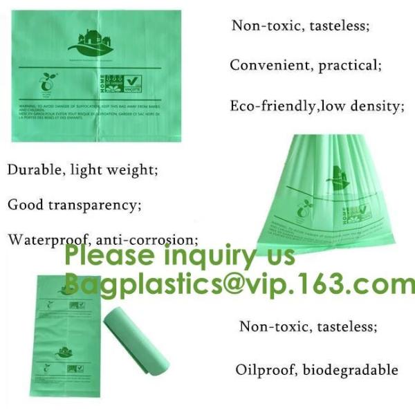 100% Biodegradable Compostable Plastic T-Shirt Vest Bag For Shopping,Home,Decoration,Wedding,Supermarket,Restaurant,Bake