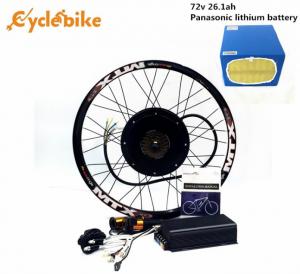 China 72v 5000w Motor Rear Wheel Electric Bike Conversion Kit For Enduro Ebike And Motorcycle Kit on sale