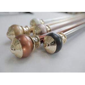 China Mangosteen Shaped Classic 4 Inch Modern Curtain Rod Finials wholesale