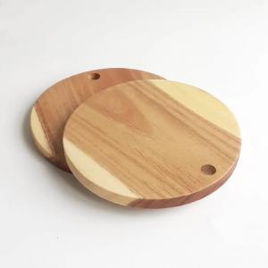 China Dia 15cm Round Chopping Board Household Kitchen Natural Solid on sale