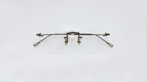 China Rimless reading glasses metal b-titanium optical frame for women men super light on sale