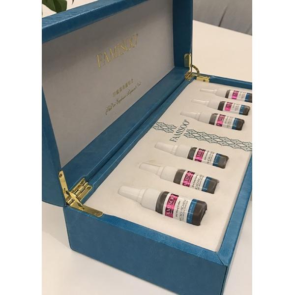 OEM Permanent Makeup Kit Pure Organic Liquid Pigment 6 Colors 15ml / Bottle