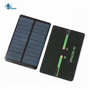 China 5.5V Transparency Epoxy Resin Solar Panel ZW-8456-R3 Epoxy Adhesive Solar Panel 110mA 0.6W on sale