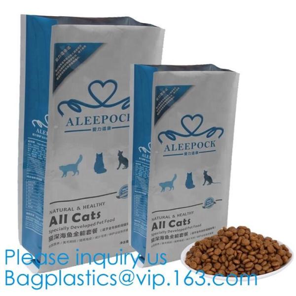 Flat Bottom Zipper Stand Up Aluminum Foil Custom Zip Lock With Logo Snack Packaging Bags,Flat Bottom With k Zipper