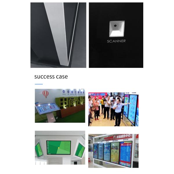 Public Cell Phone Charging Station With Advertising Display Touch Screen