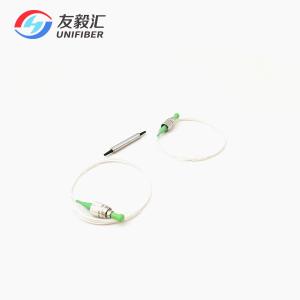 China 1550nm Inline Fiber Optic Polarizer SM PM Fiber Out FC APC High Isolation on sale