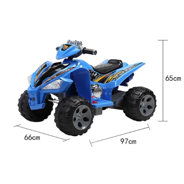 Child Electric ATV Four Wheel Motorcycle Mini Size Ride On Toy with 97*66*65 cm Size