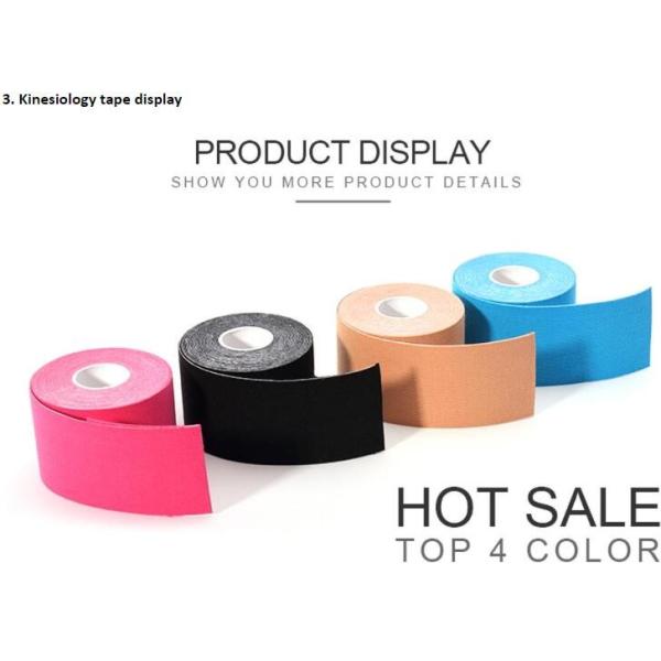 Delicate colors nonwoven cohesive elastic bandage, Extra strong porous custom print nonwoven cohesive bandage hospital t