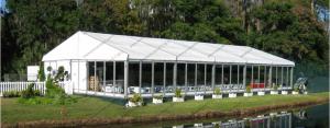 China 30 x 60 Meters Outdoor Event Tent , Clear Event Tent With Glass Sidewalls wholesale