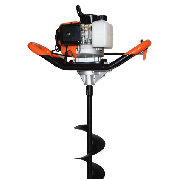 Gasoline Earth Auger 51.7cc Gardening Worker Use Tool For Post Hole