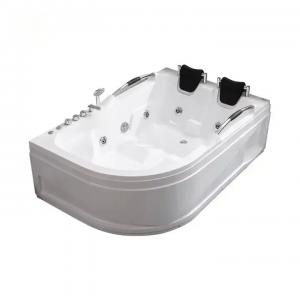 China Round Acrylic Whirlpool Bathtub With Waterfall And Air Massage on sale