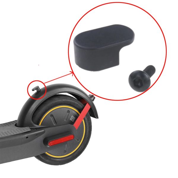 No. 9 Electric Scooter MaxG30 Rear Fender with Metal Bracket Pressing Line Max Special Original Shade