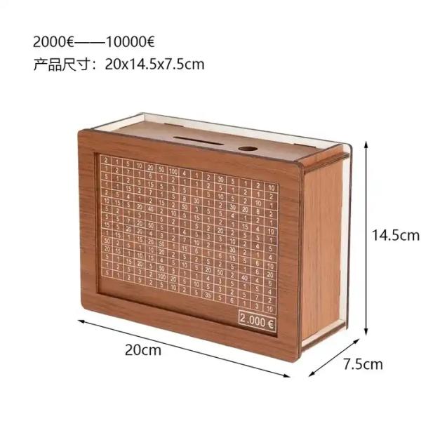 Hot new cheap beautiful high quality environmental protection practical wooden piggy bank