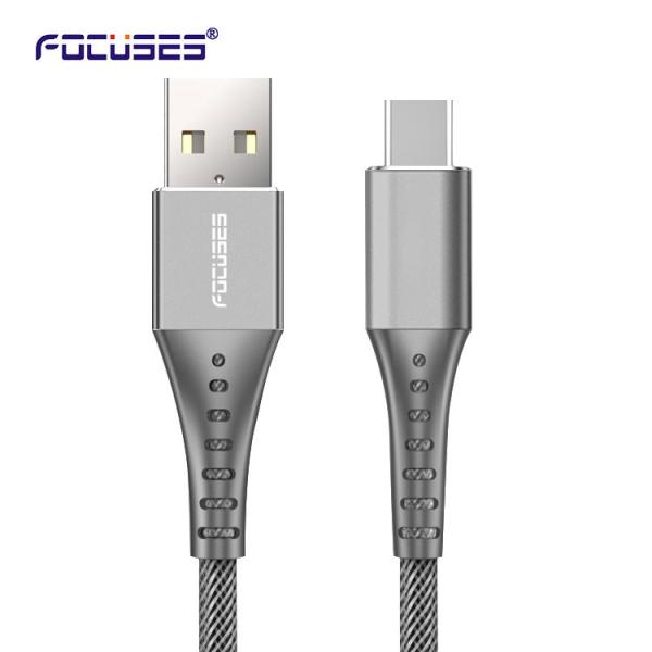 Focuses 60W Fast Charging Data Cable ROHS 3 Foot USB C Cable