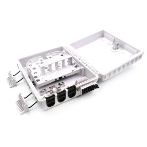 China Black / White FTTH Fiber Optic Termination Box Building Distribution Enclosure wholesale