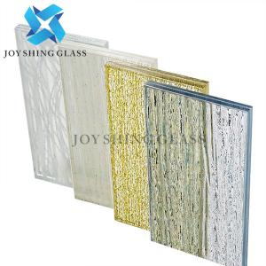 China Custom Laminated Wired Glass Pattern Wall Art Decoration Glass wholesale