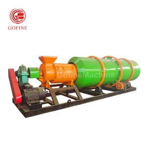 China New Type Stirring Tooth Rotary Drum Granulator In Fertilizer Production Line wholesale