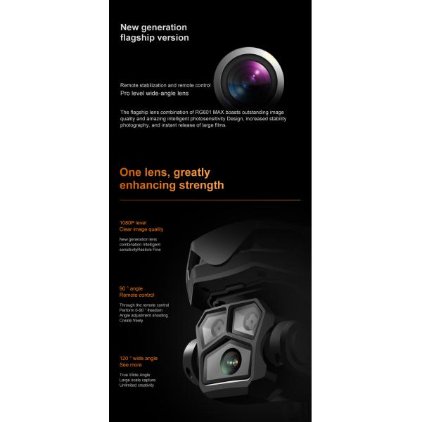 18 mins Flying Time Rg601 Max 5g Gps Drone Dual 4k Hd Camera Optical Flow Wifi Fpv Brushless Quadcopter Rc Professional Drone