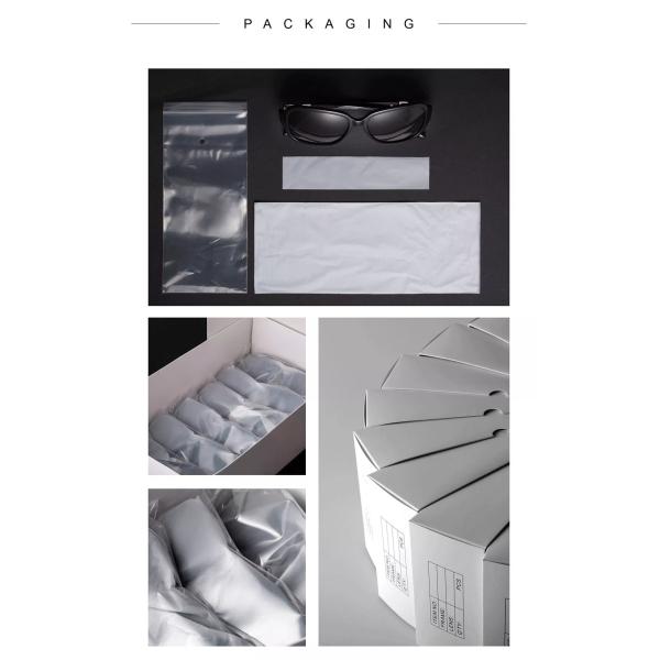 Acetate Titanium Ultra Light Glasses CE Metal Box Clear Lens