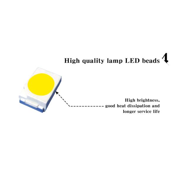 Aluminum Housing IP65 Outdoor LED Solar Wall Lamp With Sensor 3000~6500K