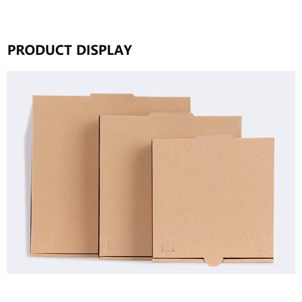 Food Packaging Carton 14 Inch Pizza Boxes Individual Packing Matt Lamination