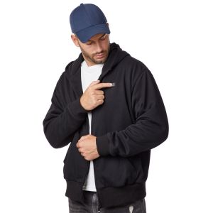 Black High Visibility Electric Heated Jacket Polyester S-3XL