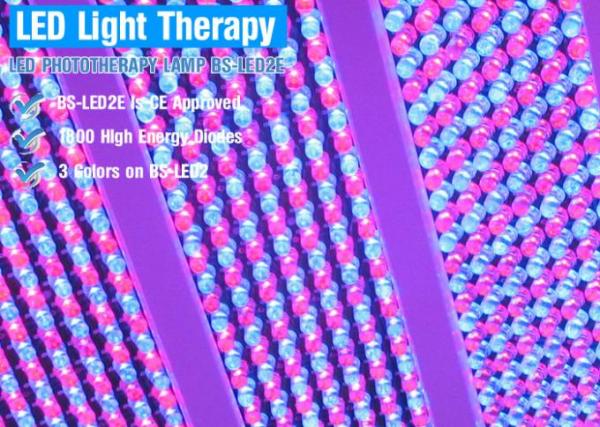 Air Cooling System LED Blue And Red Light Therapy Device For Elimination Fine Lines