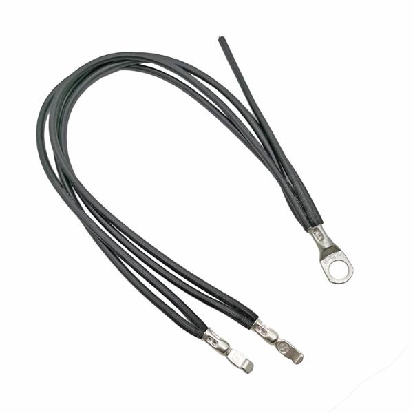 Quality Automotive 8AWG 10AWG Power Battery Cable Silicone Wire 200mm for sale