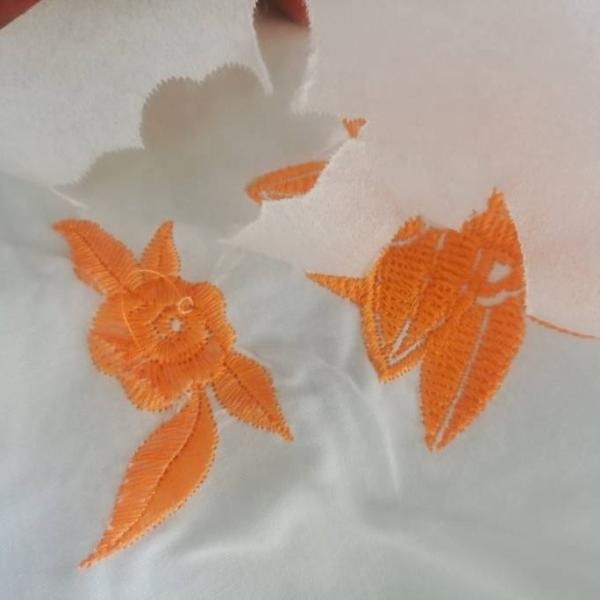 Quality Polyester/Cotton Embroidery Backing Interlining with Easy Tear Away Functionality for sale