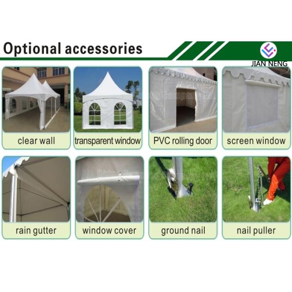 Romantic Clear Span Wedding Event Marquee Tent With Sidewall Curtain