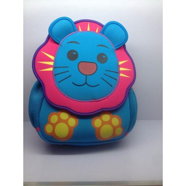 2015 New design animal neoprene Kids School backpack