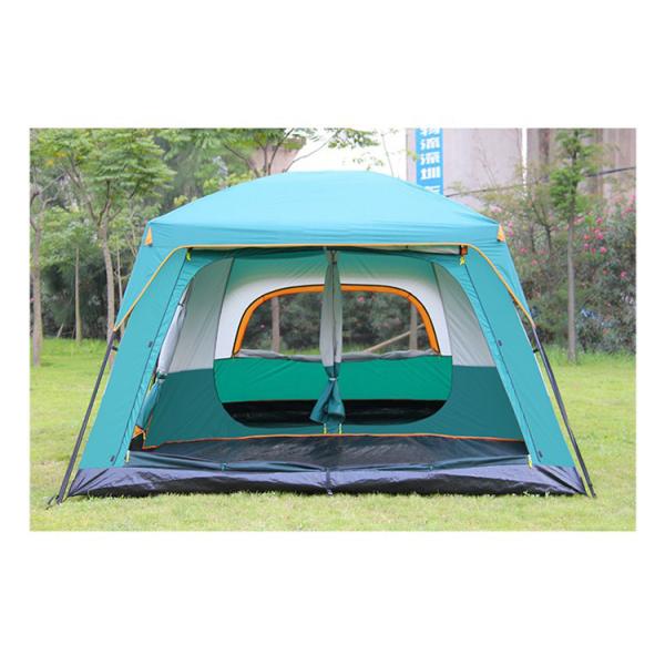 6 8 10 12 Person Rain Proof Tents , Two Bedrooms Outdoor Camping Tent