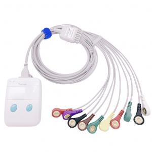 China TPU Jacket 1.1m ECG Holter Cable 10 Lead Compatible With Recorder wholesale