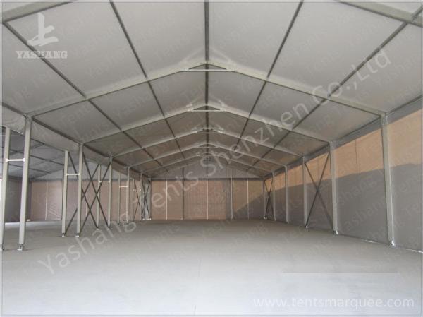 30M Outdoor Warehouse Tents Temporary Storage Structures With Sliding Door