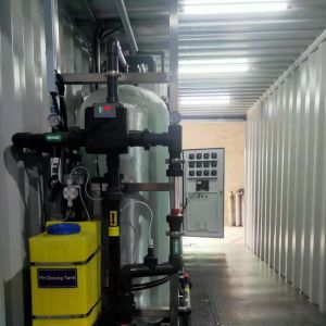 50T/Day Contanerized Seawater Desalination Equipment With Reverse Osmosis